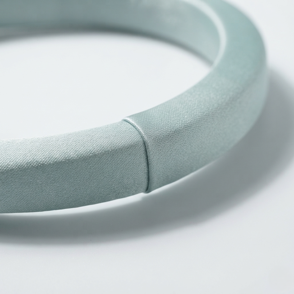 HÉLUNE Haze Blue 1cm Thin Pure Silk Padded Headband, 15cm Minimal Quiet Luxury Hair Hoop For Makeup Skincare, 12 Solid Colors Collection