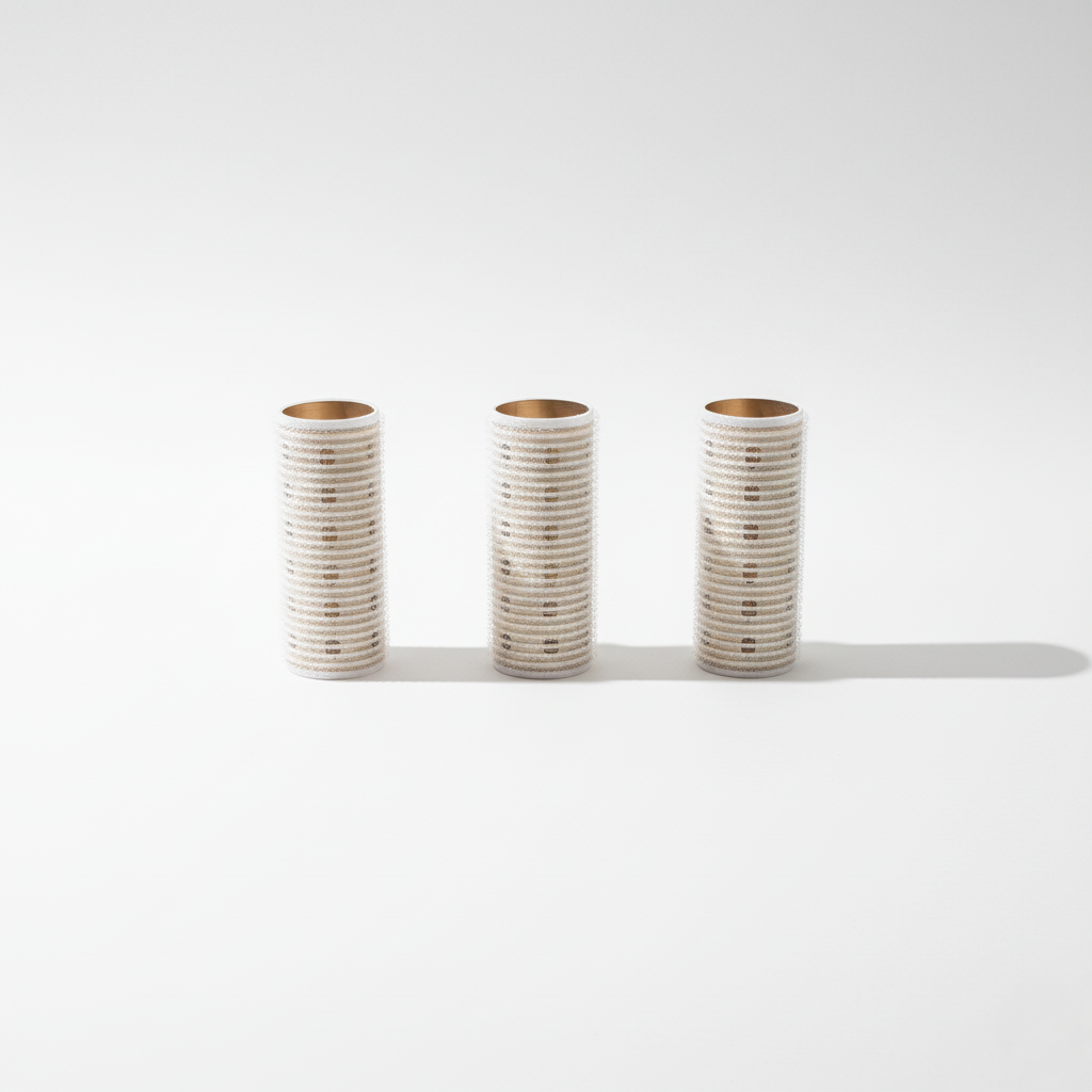 HÉLUNE Premium Self-Grip Hair Rollers (Rose Gold Core)