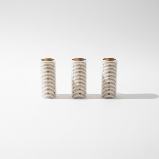 HÉLUNE Premium Self-Grip Hair Rollers (Rose Gold Core)